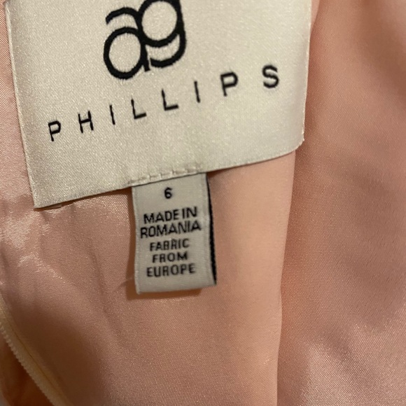 Gorgeous silk blend pink floral dress imported - Picture 3 of 5